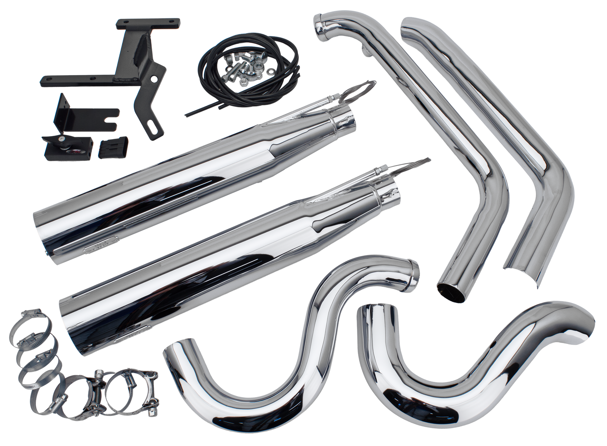 Mcj Adjustable 2-INTO-2 Exhaust Systems for Dyna