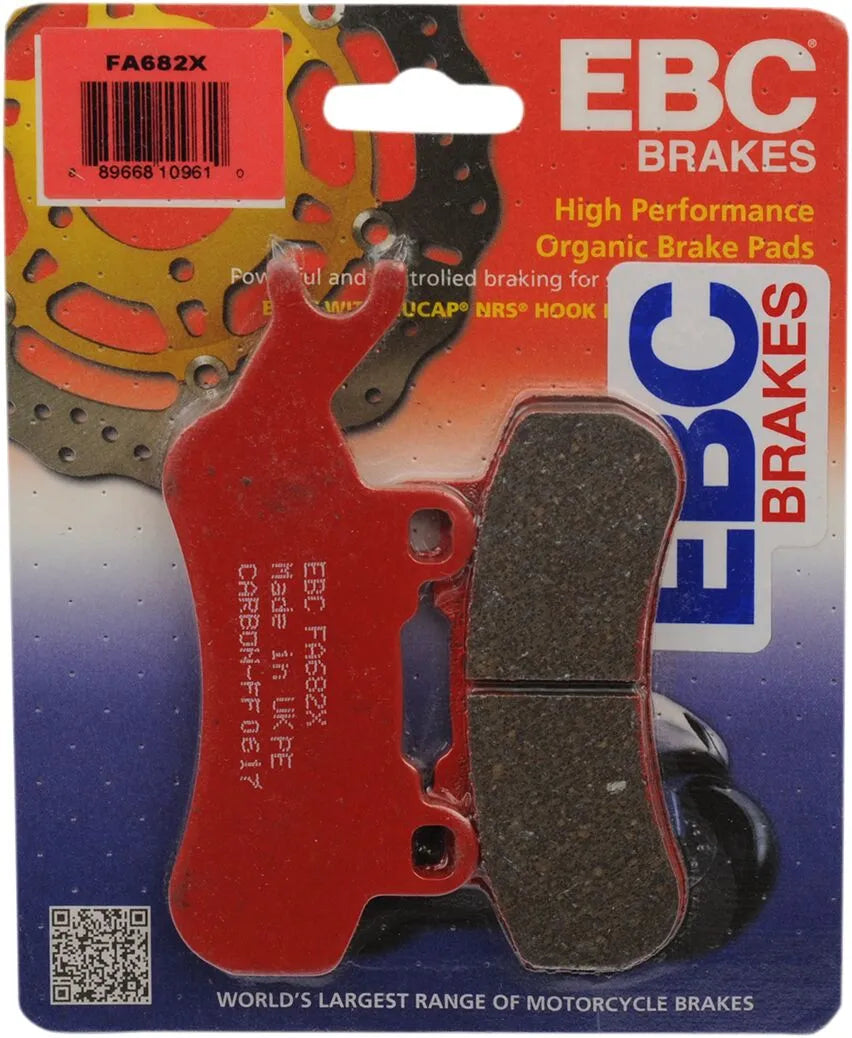 Ebc Sport Carbon "X" Bromsbelägg - Halvsintrad Metall - Fram & Bak