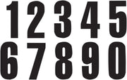 Blackbird Racing Number Plate Graphic - 3 Pack