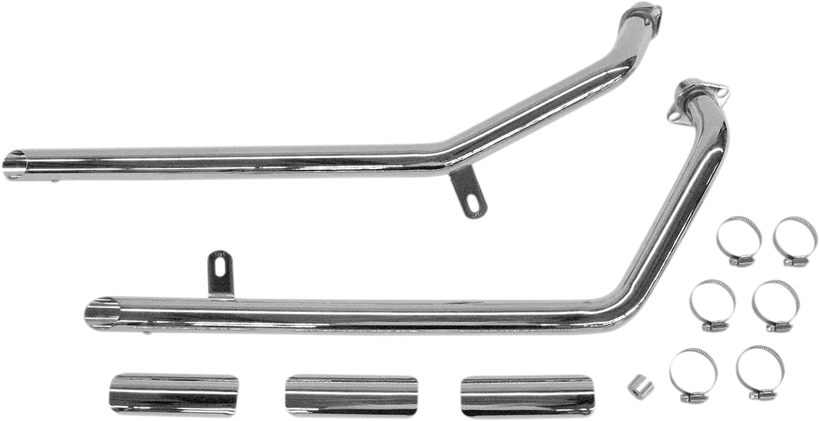 Cobra Drag Pipes Krom Avgassystem