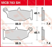 Trw Sh Series Sintrade Metall Bakre Bromsbelägg - Bak