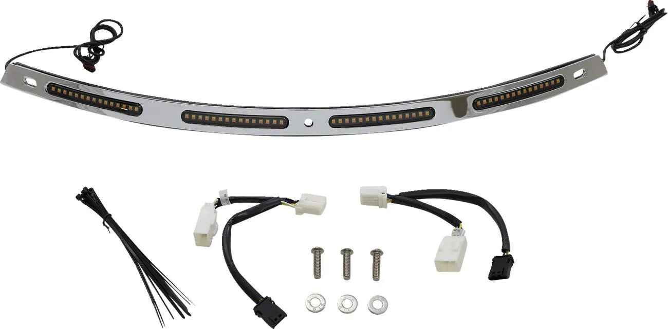 Custom Dynamics Genesis 4 Led Batwing Windshield Trim