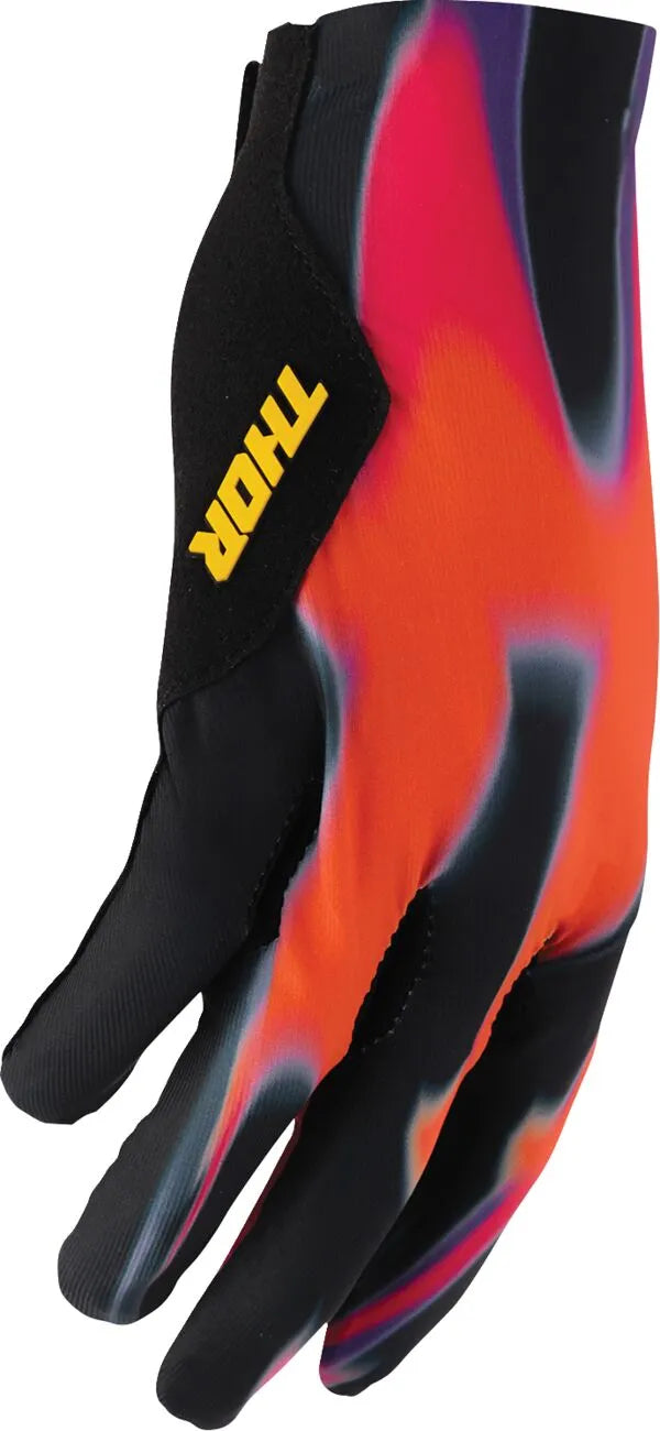 Thor Sportmode Inferno Gloves - Black/Orange/Pink/Purple