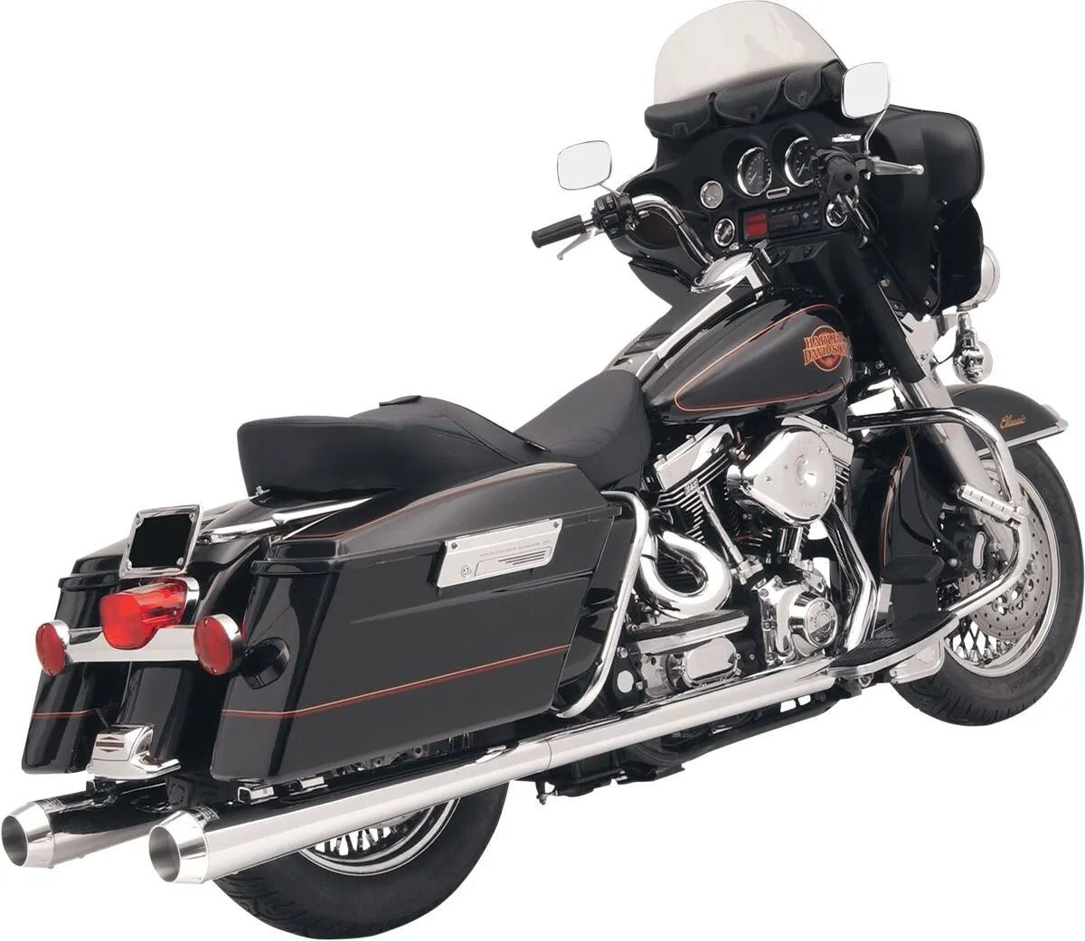 Bassani Xhaust Megaphone Slip-On Ljuddämpare - Krom