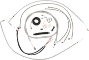 La Choppers Complete Handlebar Cable/Brake Line Kit for 15"-17"