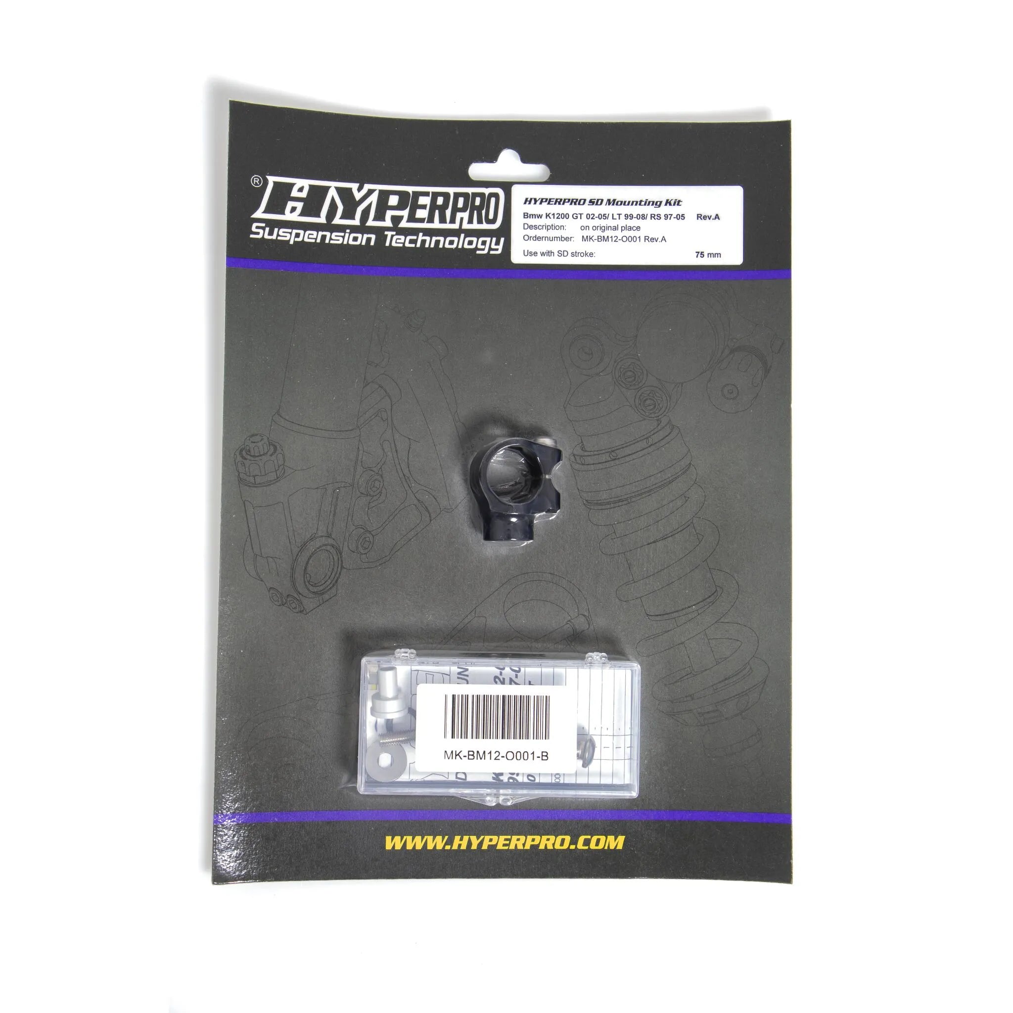 Hyperpro Steering Damper Mounting Kit