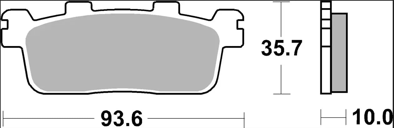 Brembo Prime Line Carbon Keramiska Bromsbelägg Set