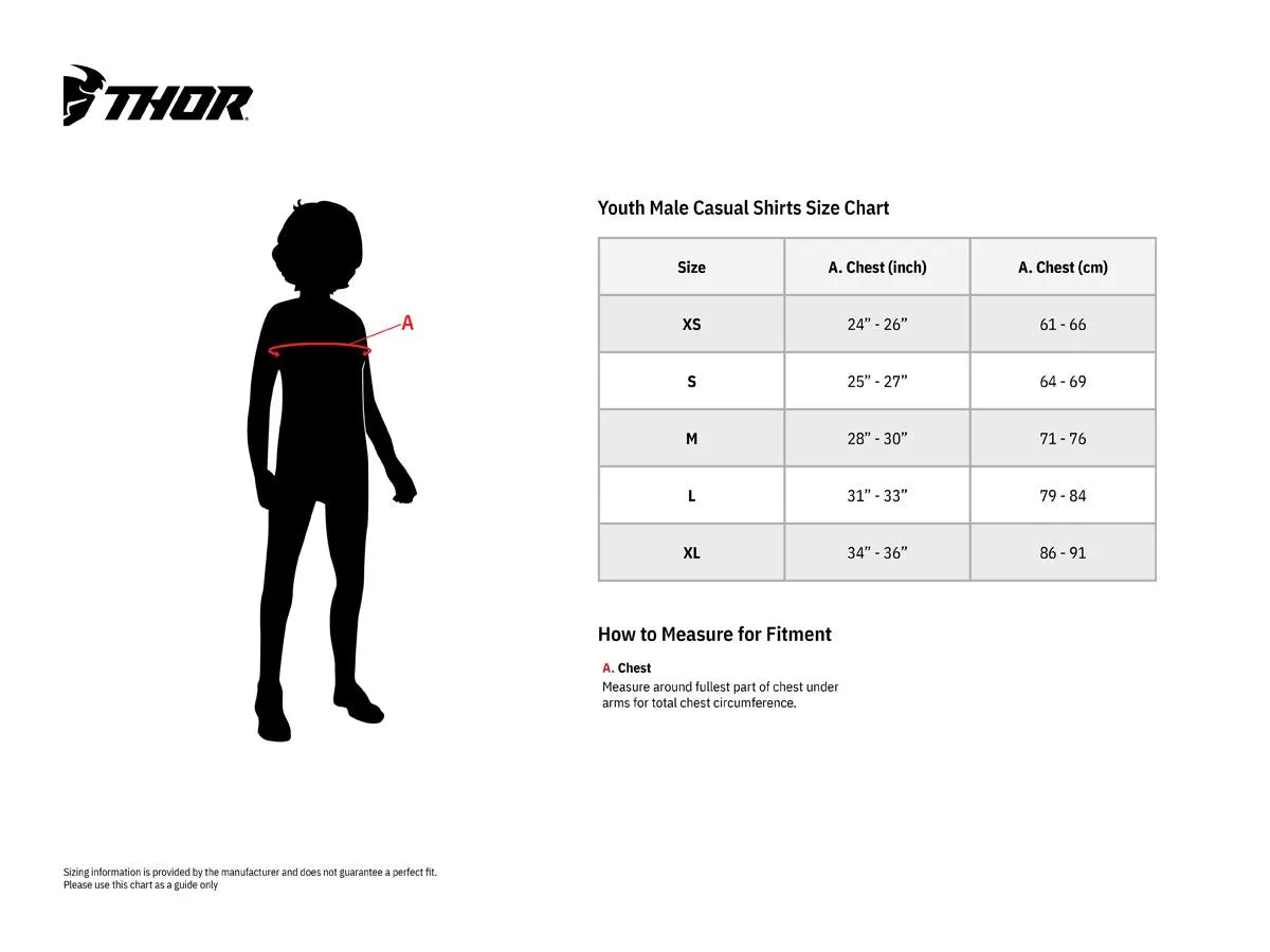 Thor Vantage Youth T-Shirt Black