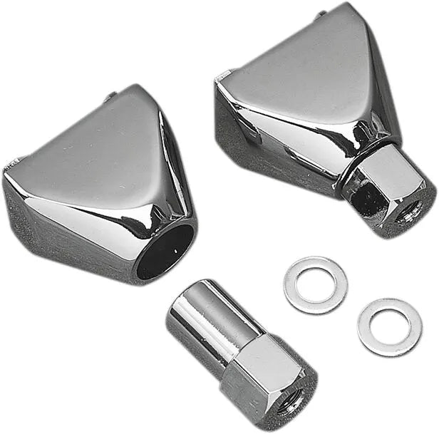 Drag Specialties Chrome Swingarm End Cap Adjuster 1983-1986