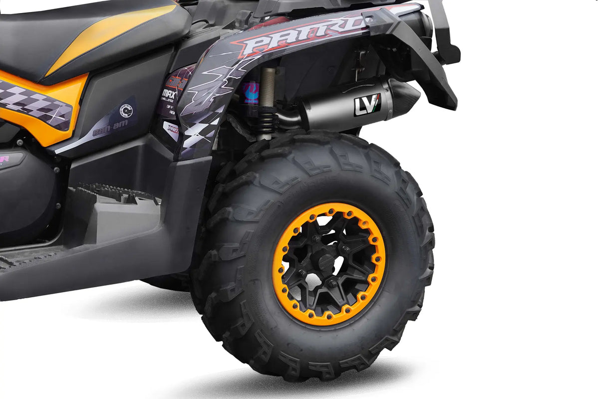 Leovince LV One Evo Stainless Steel Slip-On Muffler for Can-Am