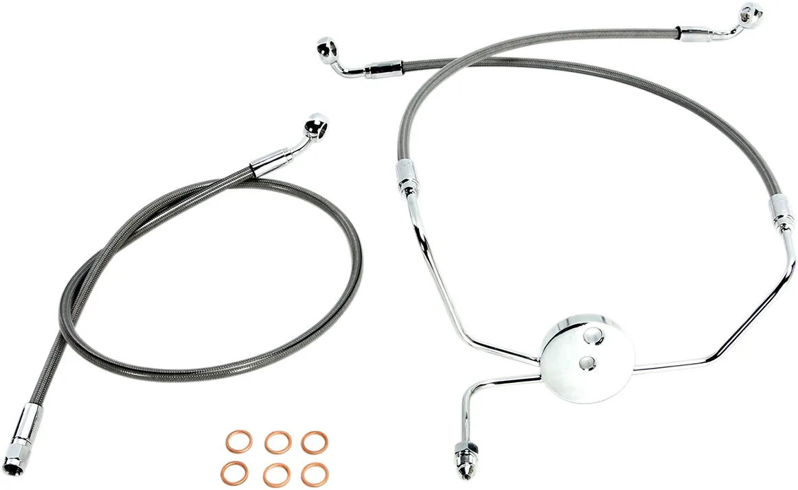 Magnum Shielding Xr Främre Bromsledningssats För Harley-davidson