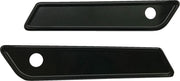 Pro-one Saddlebag Latch Covers - Black Anodized Aluminum