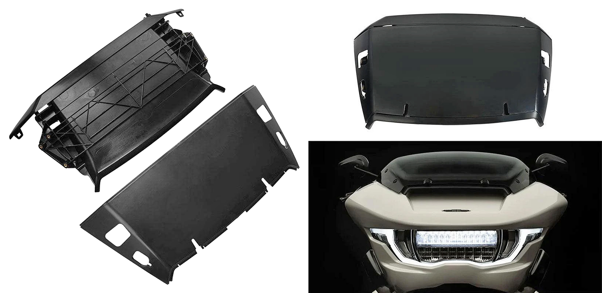 Zodiac Road Glide "sharknose" Fairing Parts 2023 to Present – Windshield