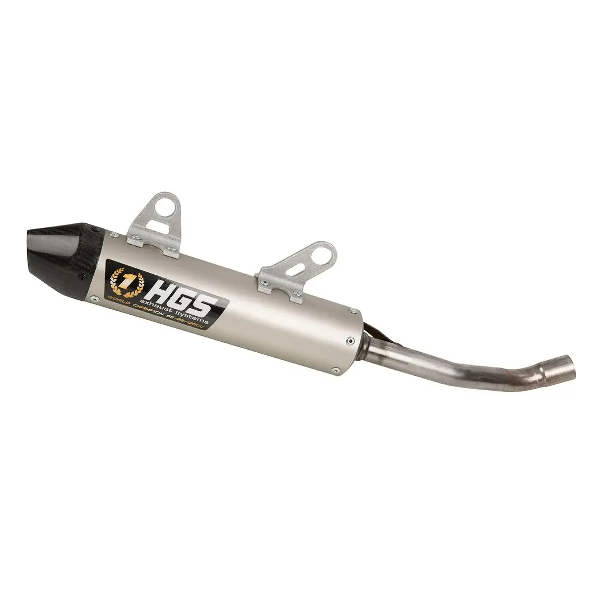 Hgs 2-stroke Silencer With Carbon Fiber End Cap