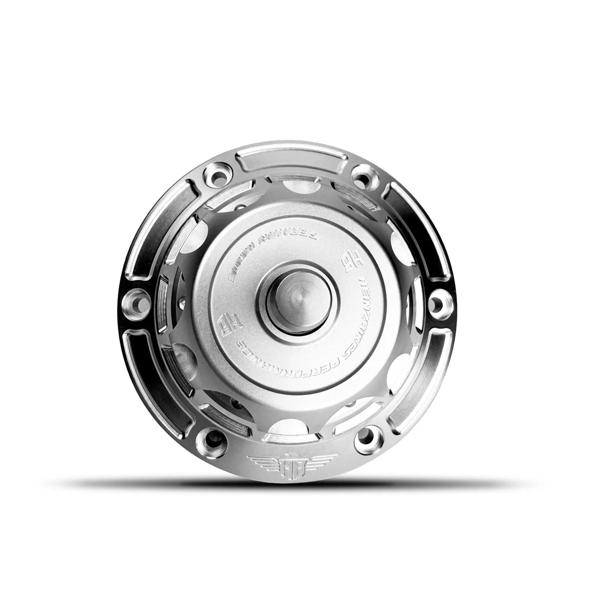 Heinz Bikes Performance Vented Fuel Cap Silver for Harley