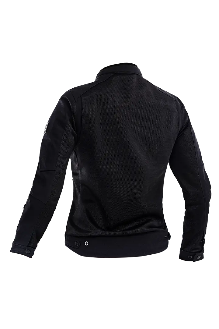 John Doe Women's Aero Mesh Jacket Foreet Sport Riding - Black