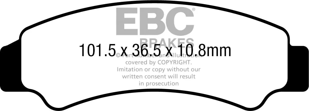 Ebc Tt Sport Carbon Fusion Bromsbelägg - Fram
