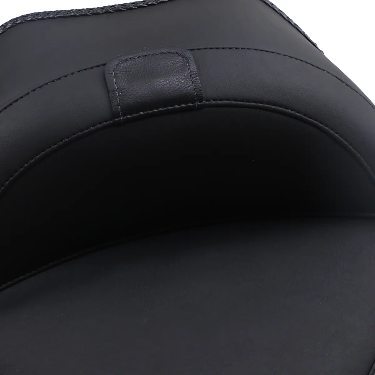 Mustang Wide Solo Seat With Backrest - For Harley Davidson