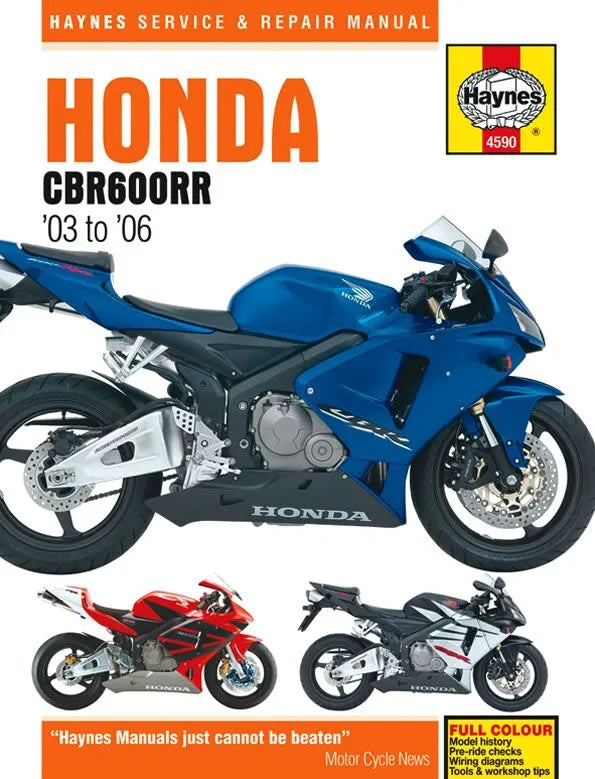 Haynes Honda CBR600 RR Service Manual 2003-2006