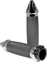 Avon Grips Custom Spike End Grips Chrome