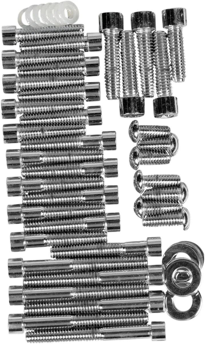 Drag Specialties Smooth Socket Bolt Set for Harley Davidson FXR
