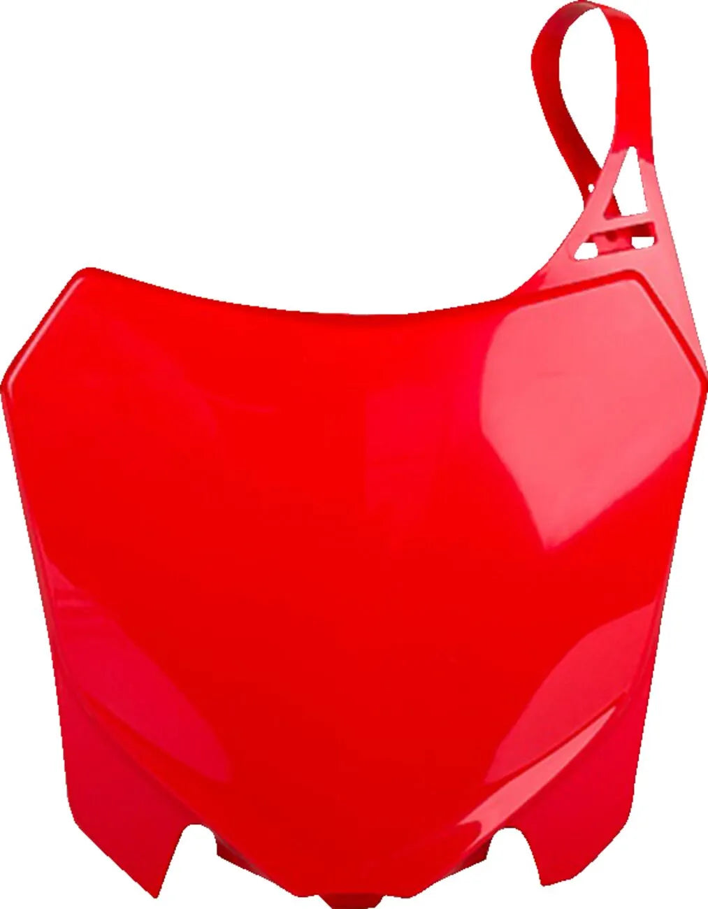 Polisport Red Front Number Plate