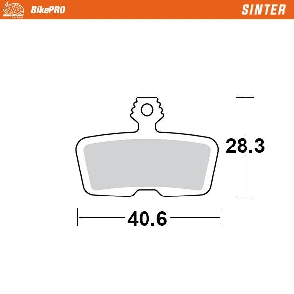 Moto-Master Sintered Brake Pad for Bicycle Calipers
