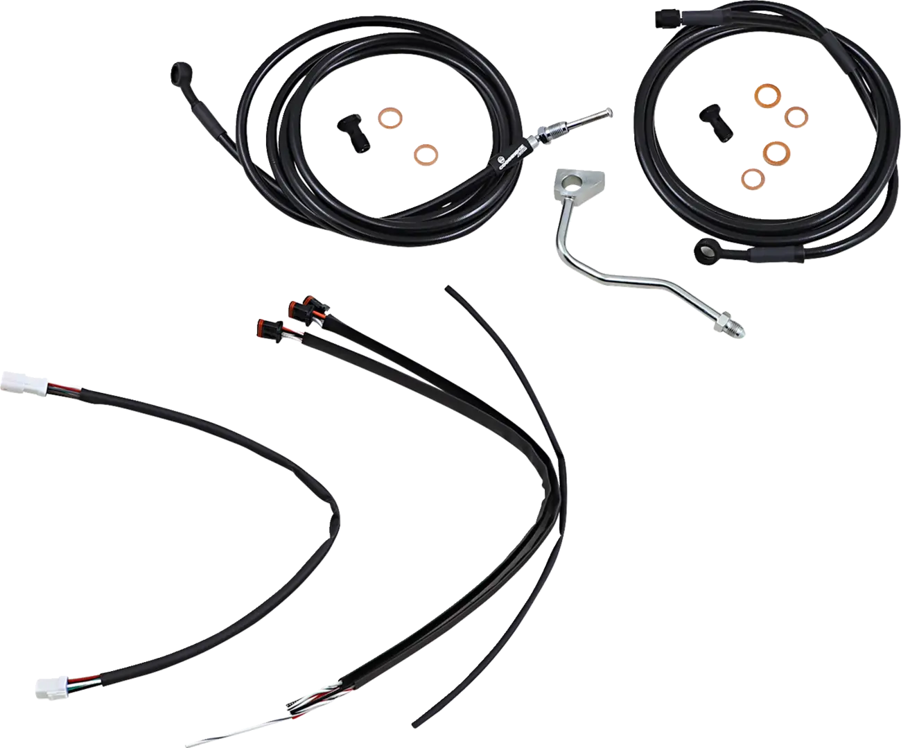 BURLY BRAND Complete Black Vinyl Cable/Line Kit for 16" Ape