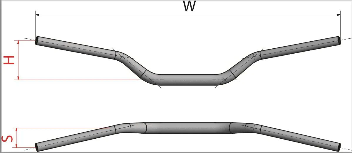 Neken Variable Diameter Handlebars 28.6mm