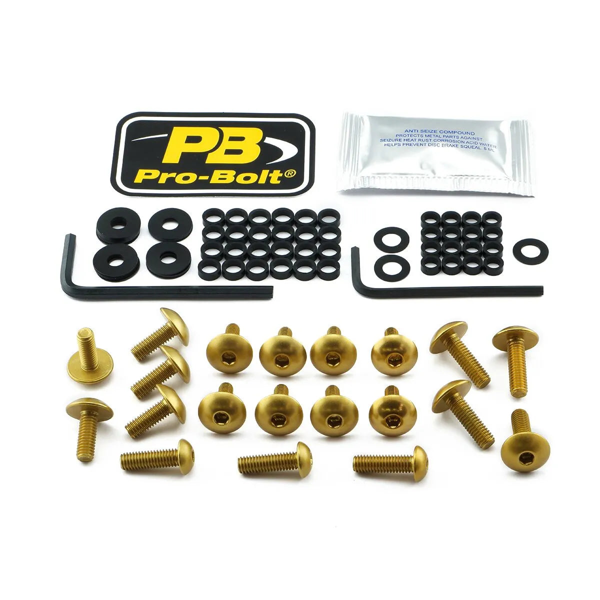 Pro Bolt Aluminium Fairing Bolt Kit For Triumph