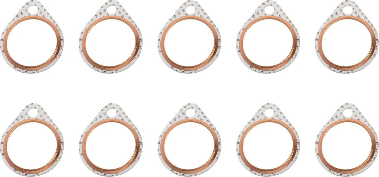 James Gasket Exhaust Port Gaskets - Steel, 10 Pack