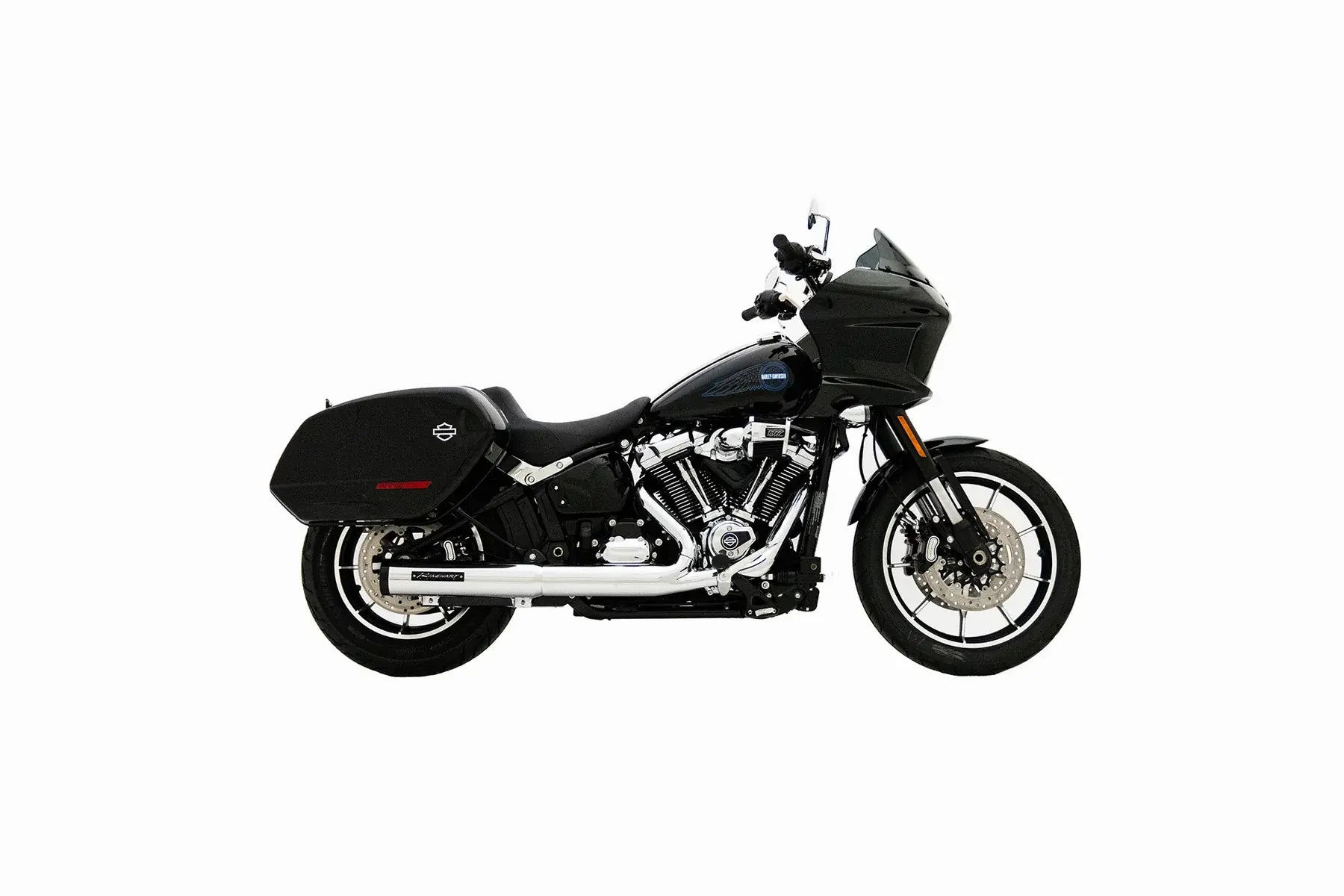Rinehart Racing 4" Hp40 Slip-On Avgasrör för Softails