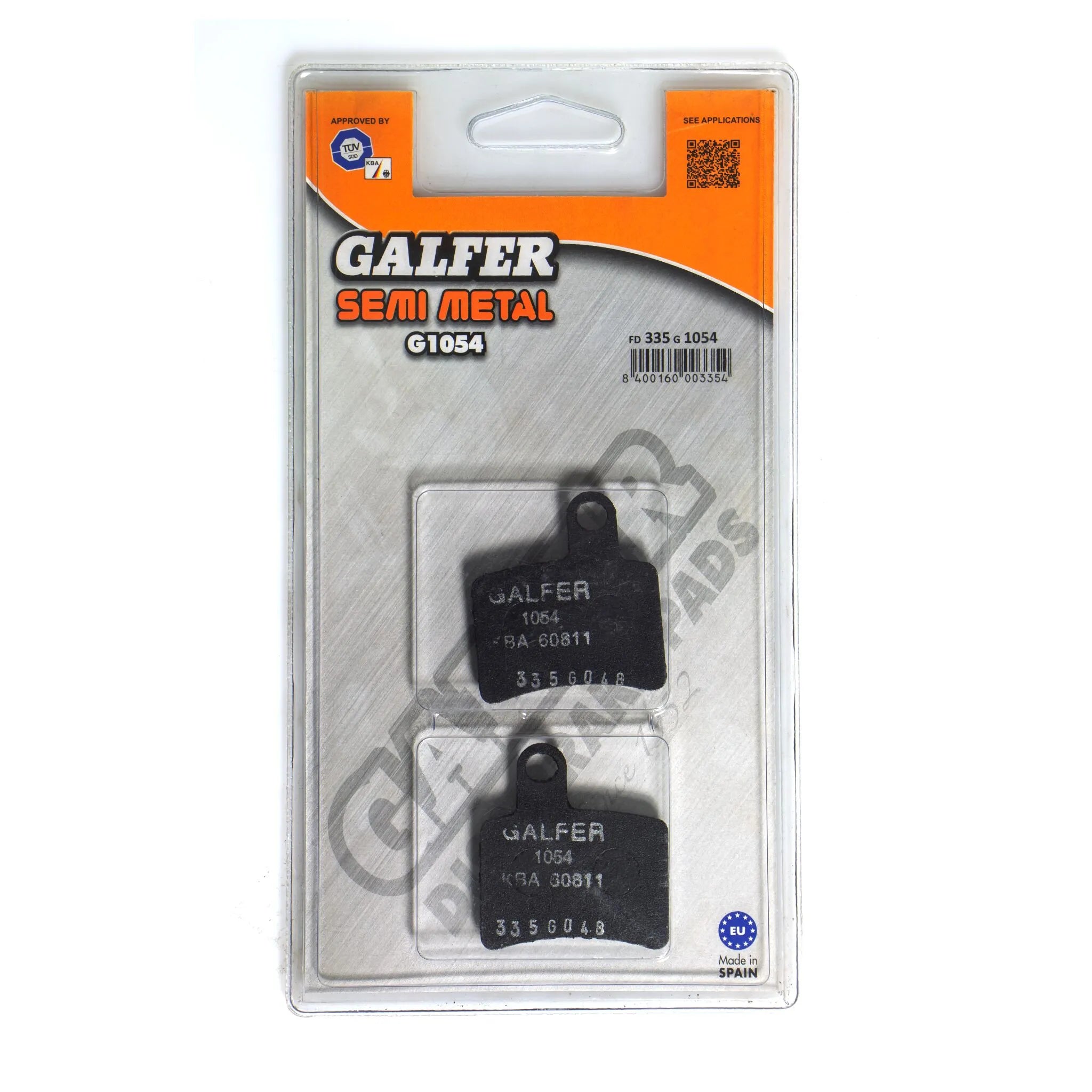 Galfer Semi-metallic Bromsbelägg För Oem Ersättning - Bak
