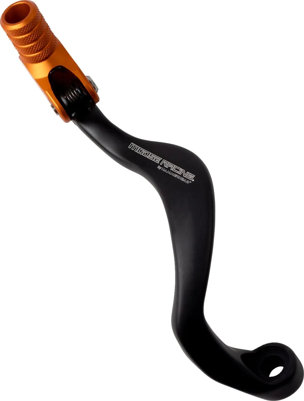 Moose Offroad Shift Lever - Billet Aluminum, Black/orange