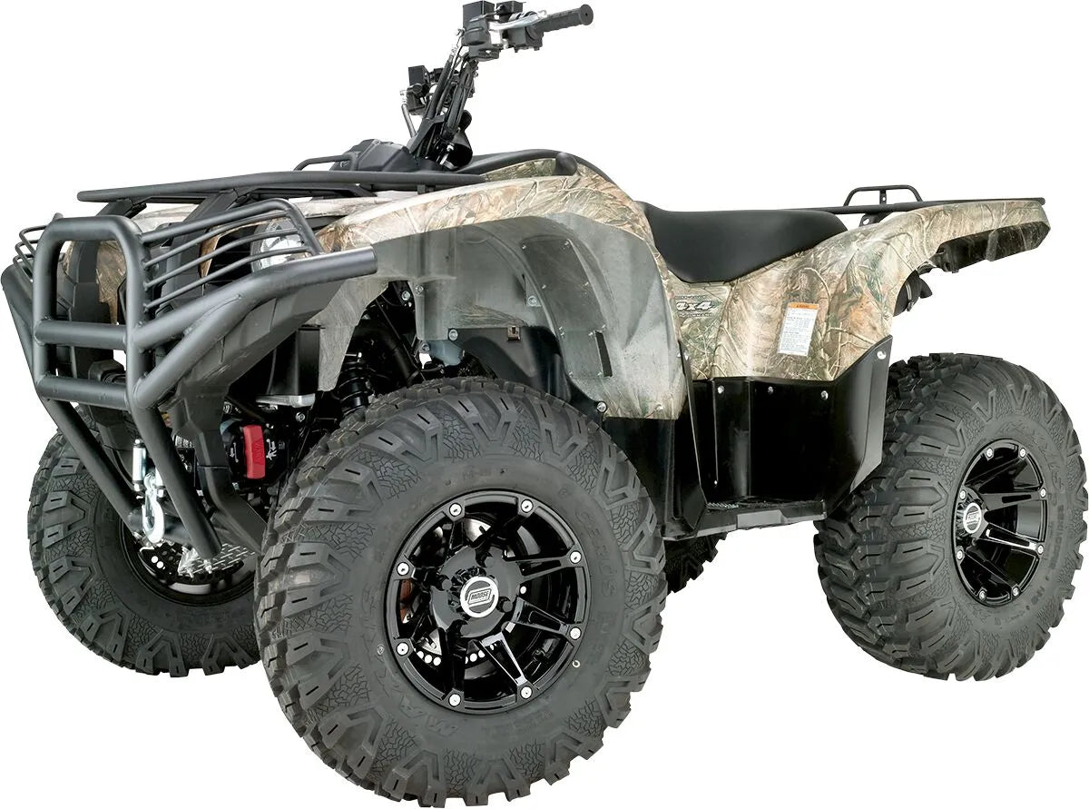 Moose Offroad 387x Wheel - 12 Inch Black Gloss