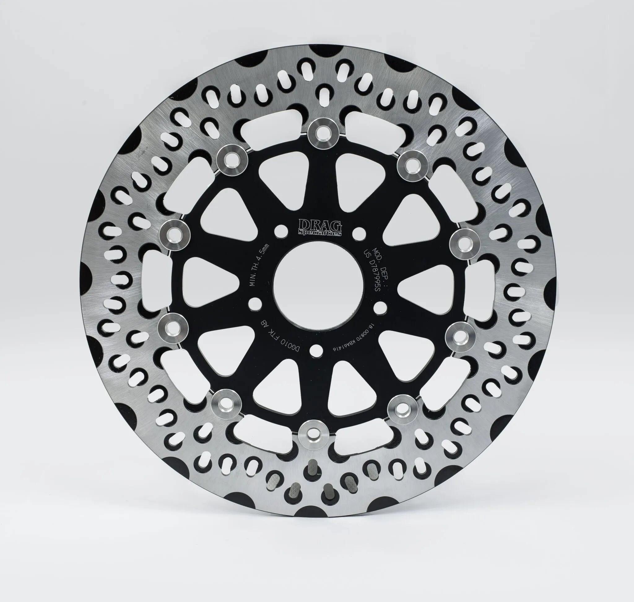 Drag Specialties FTK Series Bromsrotor - Fram