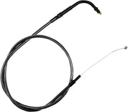 La Choppers Midnight Braided Throttle Cable for Handlebars