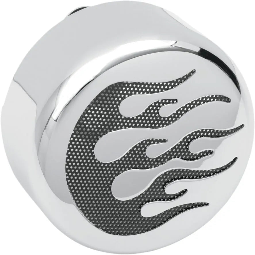 Drag Specialties Horn Cover - Chrome Steel, 4-5/8"