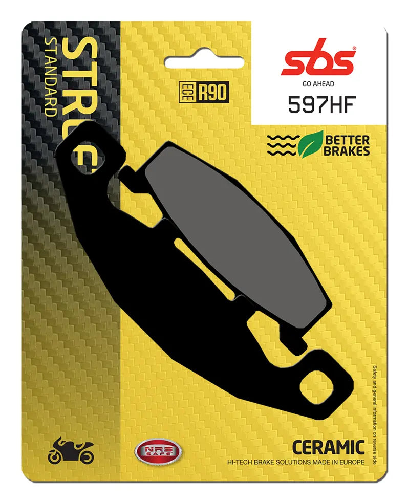 Sbs Hf Street Ceramic Brake Pads Set - Front & Rear