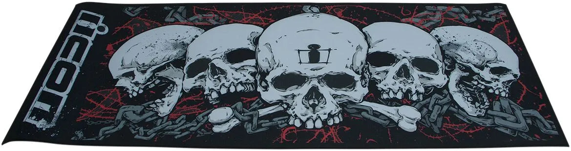 Icon Skull Large Absorbent Pit Mat
