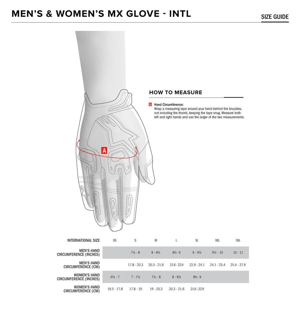 Alpinestars Radar Gloves Gray White Black