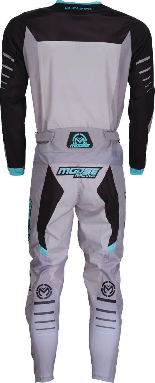 Moose Offroad Qualifier Jersey - Black/Gray/Teal