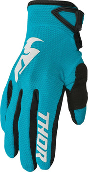 Thor Women's Sector Gloves - Aqua/Black/White