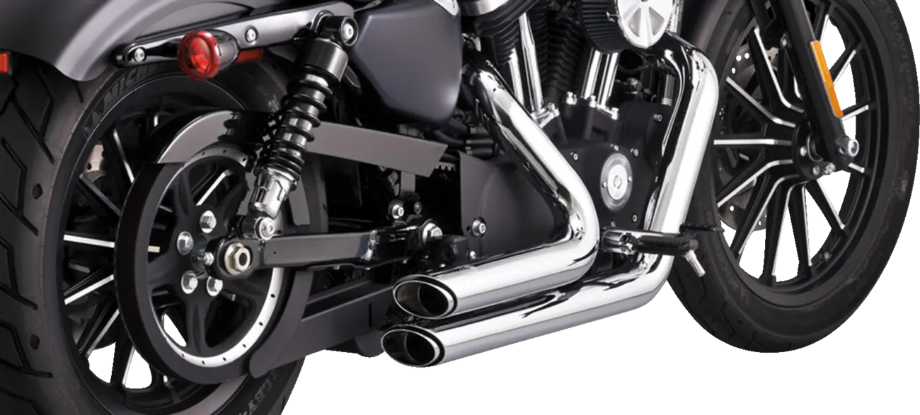 Vance & Hines Shortshots Staggered Avgassystem