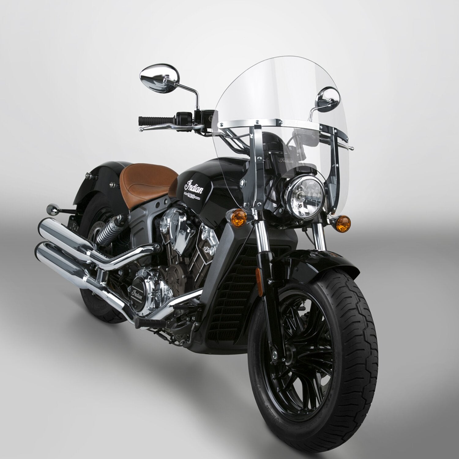 National Cycle SwitchBlade® Quick Release Windshield Chopped™ Clear