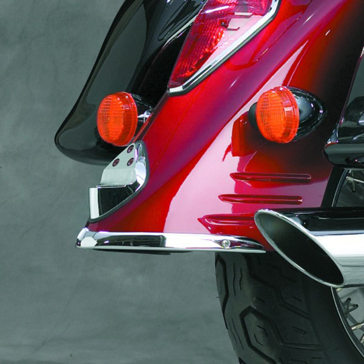 National Cycle cast rear fender tip chrome