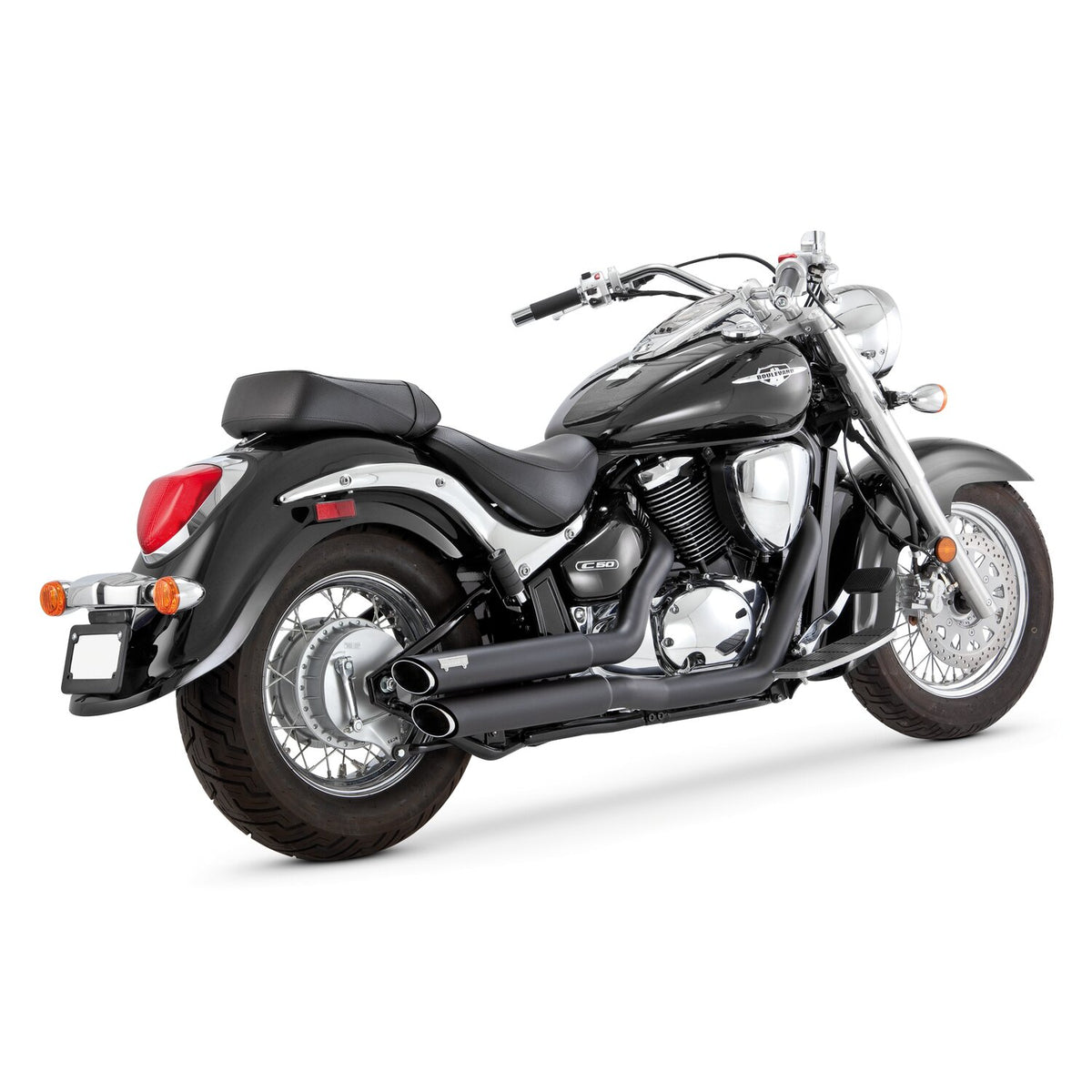 Vance & Hines Twin slash staggered 2-2 exhaust black