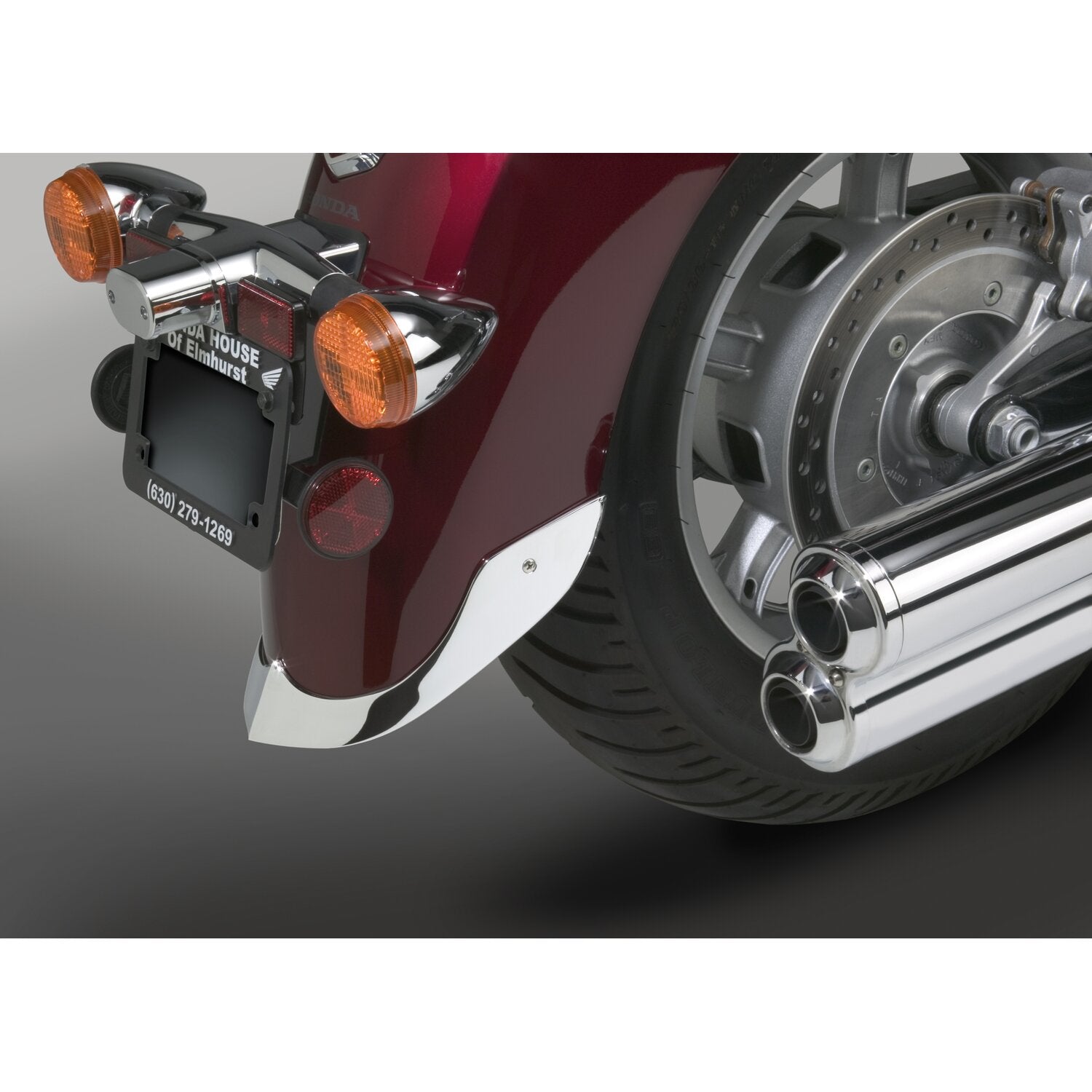 National Cycle cast rear fender tip chrome