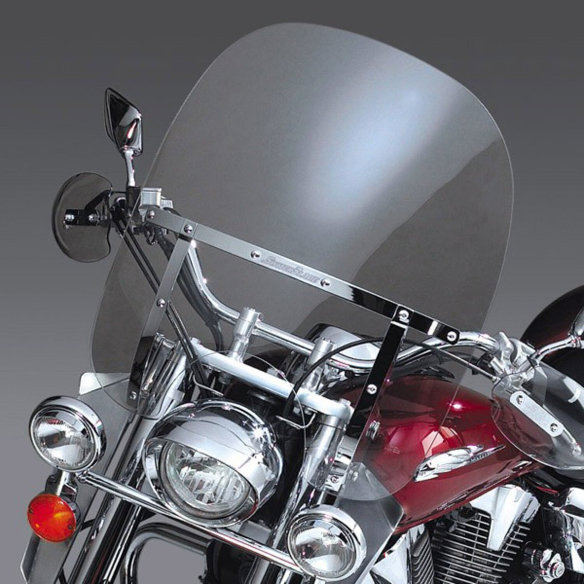National Cycle SwitchBlade® Quick Release Windshield 2-Up® Clear