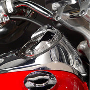 National Cycle cast speedometer visor chrome